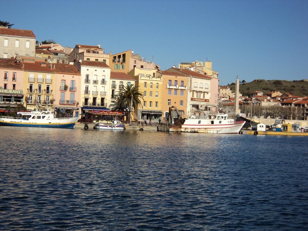 Appartement La Mediterranee Vue Sur Mer Plein Soleil 3 Climatisations Reversibles Port Vendres Værelse billede